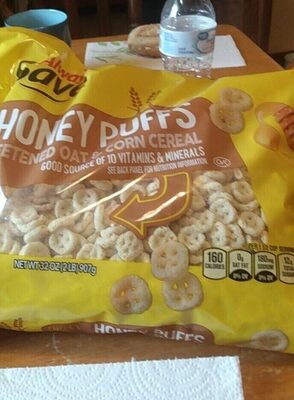 Honey Puffs Sweetened Oat & Corn Cereal, Honey Puffs