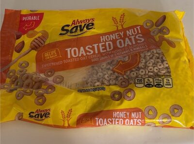Honey Nut Toasted Oats Sweetened Toasted Oat Cereal With Honey & Almonds, Honey Nut Toasted Oats