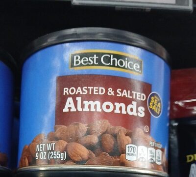 Roasted & Salted Almonds With Sea Salt, Roasted & Salted With Sea Salt