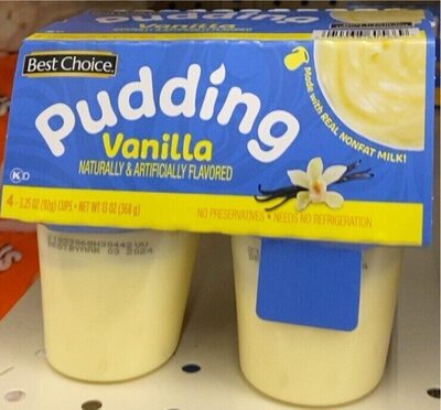 BEST CHOICE Vanilla Pudding, 13 OZ