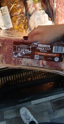 Hardwood Smoked Thick Sliced Bacon, Hardwood Smoked
