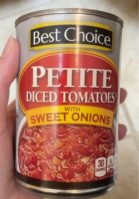 Petite Diced Tomatoes With Sweet Onions, Sweet Onions