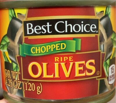 Black Chopped Ripe Olives, Black