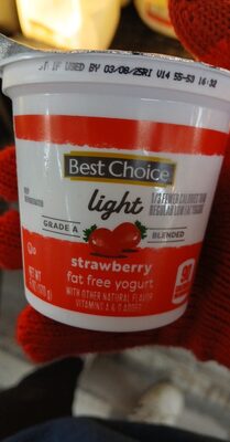 Strawberry Cheesecake Light Nonfat Yogurt, Strawberry Cheesecake