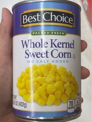 No Salt Added Whole Kernel Corn