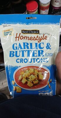 Homestyle Garlic & Butter Flavored Croutons, Homestyle Garlic & Butter