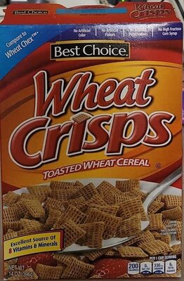 Wheat Crisps Toasted Wheat Cereal, Wheat Crisps