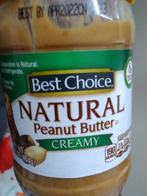 Creamy Natural Peanut Butter, Creamy