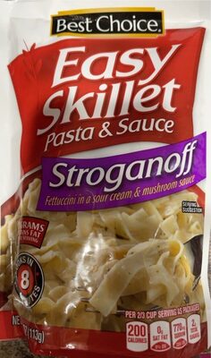 Stroganoff Fettuccini Pasta In A Sour Cream & Mushroom Sauce, Stroganoff