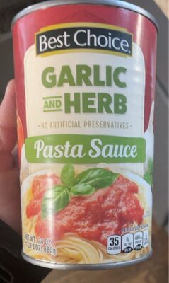 Garlic & Herb Pasta Sauce, Garlic & Herb