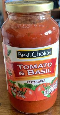Tomato, Basil & Garlic Pasta Sauce, Tomato, Basil & Garlic