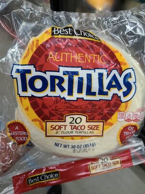 Flour Fajita Size Tortillas, Flour