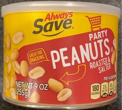 Roasted & Salted Party Peanuts, Roasted & Salted