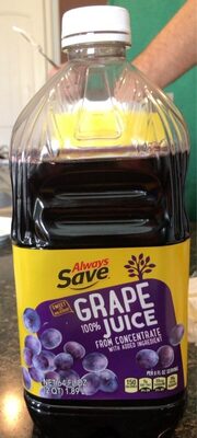 100% Grape Juice From Concentrate, Grape
