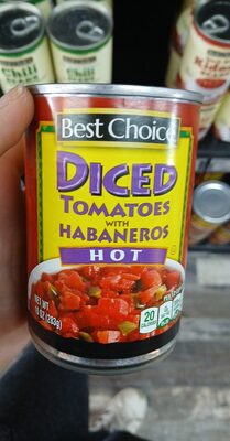 Diced Tomatoes With Habaneros, Hot