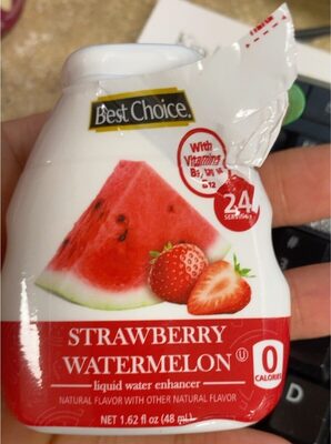 Strawberry Watermelon Liquid Water Enhancer, Strawberry Watermelon