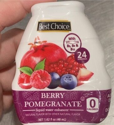 Berry Pomegranate Liquid Water Enhancer, Berry Pomegranate