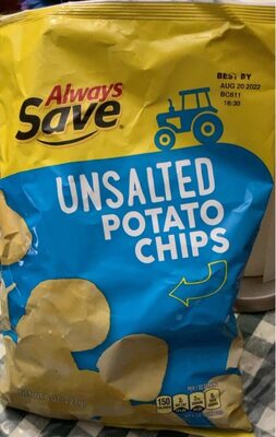 Unsalted Potato Chips, Unsalted
