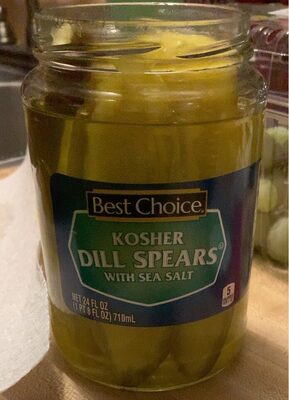 Kosher Dill Spears With Sea Salt, Kosher Dill With Sea Salt