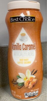 Vanilla Caramel Non-Dairy Coffee Creamer, Vanilla Caramel