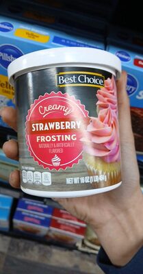 Strawberry Creamy Frosting, Strawberry