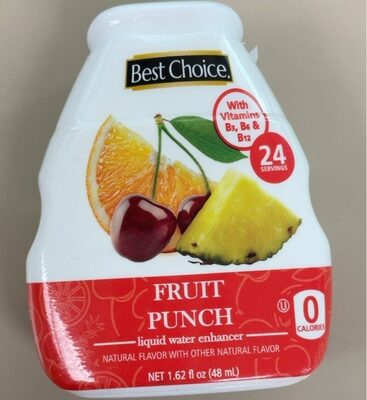 Fruit Punch Liquid Water Enhancer, Fruit Punch