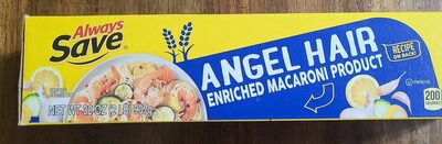 Enriched Macaroni Product, Angel Hair
