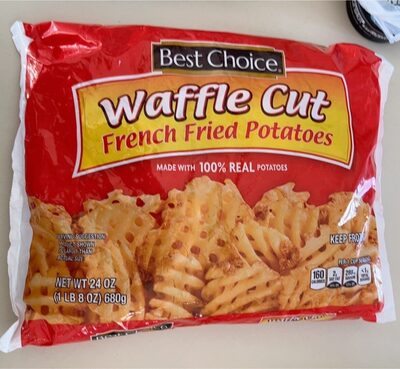 Waffle Cut French Fried Potatoes, Waffle Cut