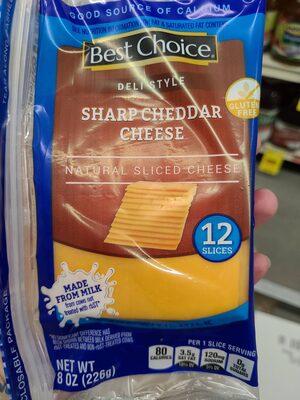 Deli Style Sharp Cheddar Cheese, Deli Style