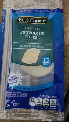 Provolone Deli Style Cheese Slices, Provolone
