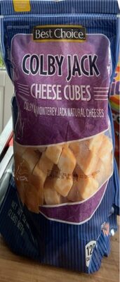 Colby Jack Blend Of Colby & Monterey Jack Cheese Cubes, Colby Jack