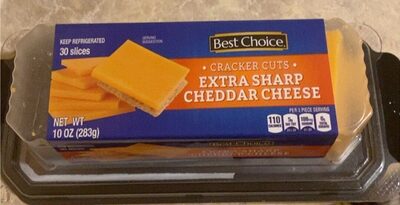 Extra Sharp Cheddar Cracker Cut Cheese, Extra Sharp Cheddar