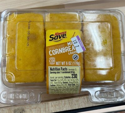 Cornbread Flavored Mini Loaves, Cornbread