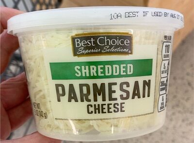 Shredded Parmesan Cheese, Shredded
