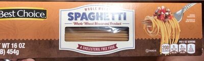 Whole Wheat Macaroni Product, Spaghetti