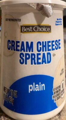 Plain Cream Cheese Spread, Plain