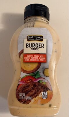 Burger Sweet & Tangy With Relish, Mustard, Vinegar, Onion, Garlic And Spices Sauce, Burger