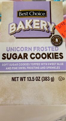 Unicorn Frosted Sugar Cookies, Unicorn Frosted