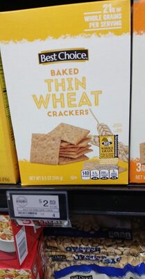 Thin Wheat Baked Crackers, Thin Wheat