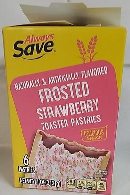 Frosted Strawberry Toaster Pastries, Frosted Strawberry