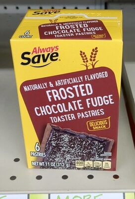 Frosted Chocolate Fudge Flavored Toaster Pastries, Frosted Chocolate Fudge