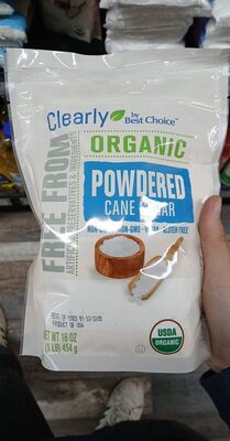 Powdered Cane Sugar, Powdered