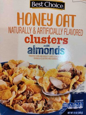 Honey Oat Clusters With Almonds, Honey Oat