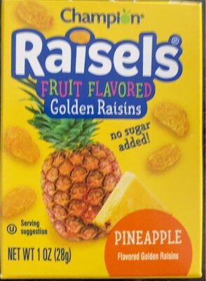 Pineapple Fruit Flavored Golden Raisins, Pineapple