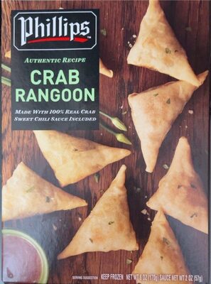 Phillips Crab Rangoon, 6 Oz