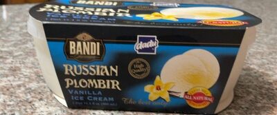 Vanilla Russian Plombir Ice Cream, Vanilla