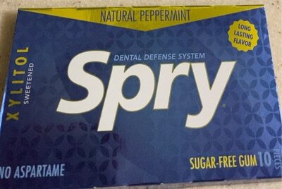 Natural Peppermint Sugar-Free Gum, Peppermint
