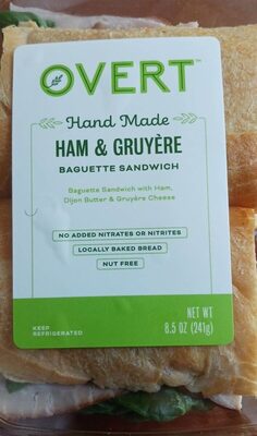 Ham & Gruyere Baguette Sandwich, Ham & Gruyere