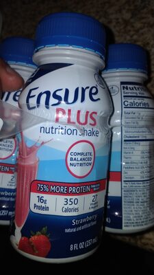 Strawberry Plus Nutrition Shake, Strawberry