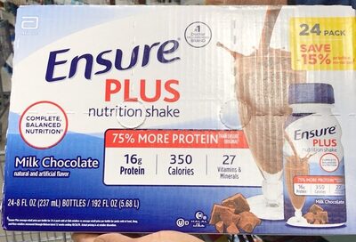 Milk Chocolate Plus Nutrition Shake, Milk Chocolate